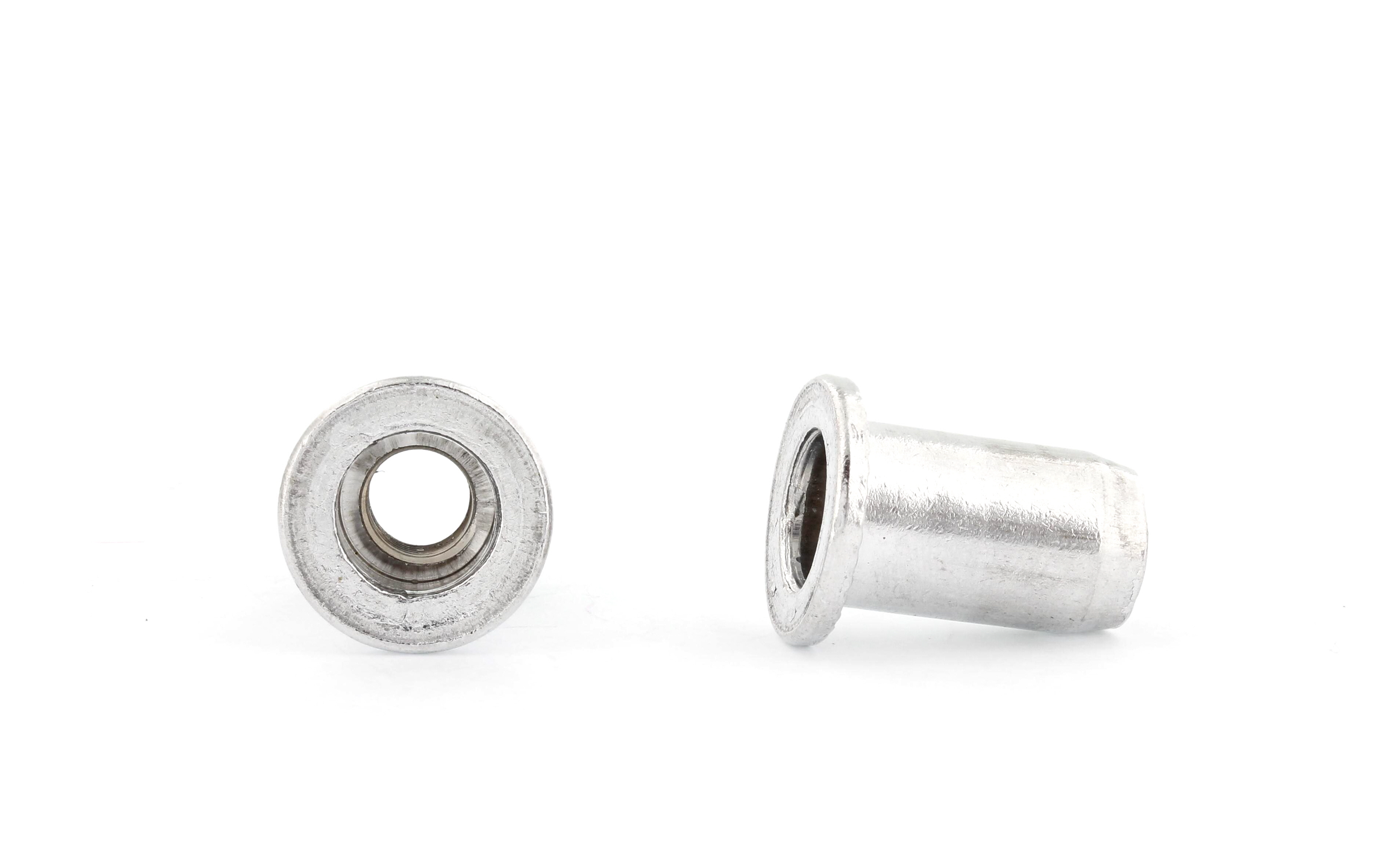 BLINDMUTTER MED FLENS ALUMINIUM